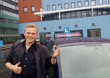 Tevreden klant na slagen examen